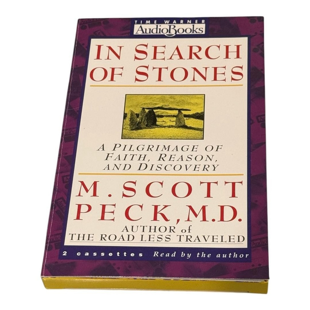 Vintage In Search of Stones Audio Cassette M. Scott Peck 2 Tapes Time Warner